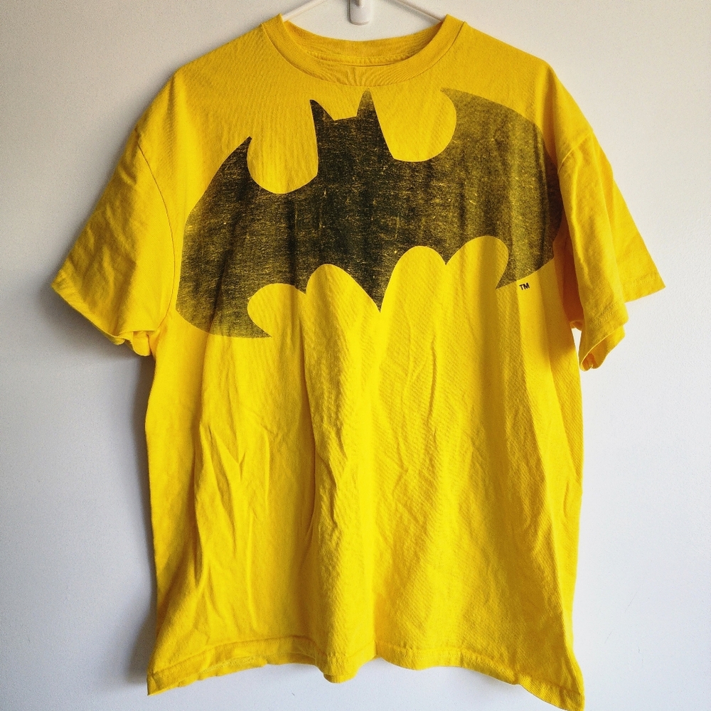 Batman Yellow Tee with Black Logo